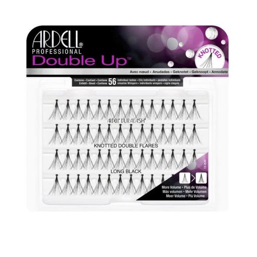 ARDELL INDIVIDUALS DOUBLE UP knotted double flares #long black 56 u [0]