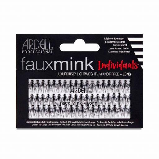 FAUX MINK pestañas individuales negras