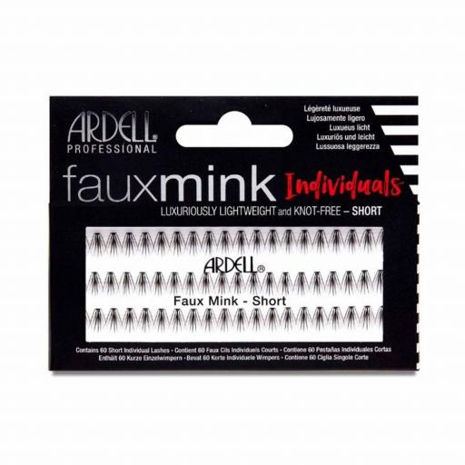 FAUX MINK pestañas individuales negras  [1]