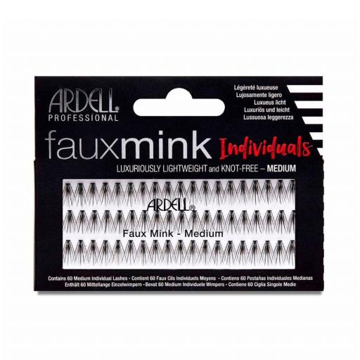 FAUX MINK pestañas individuales negras  [2]
