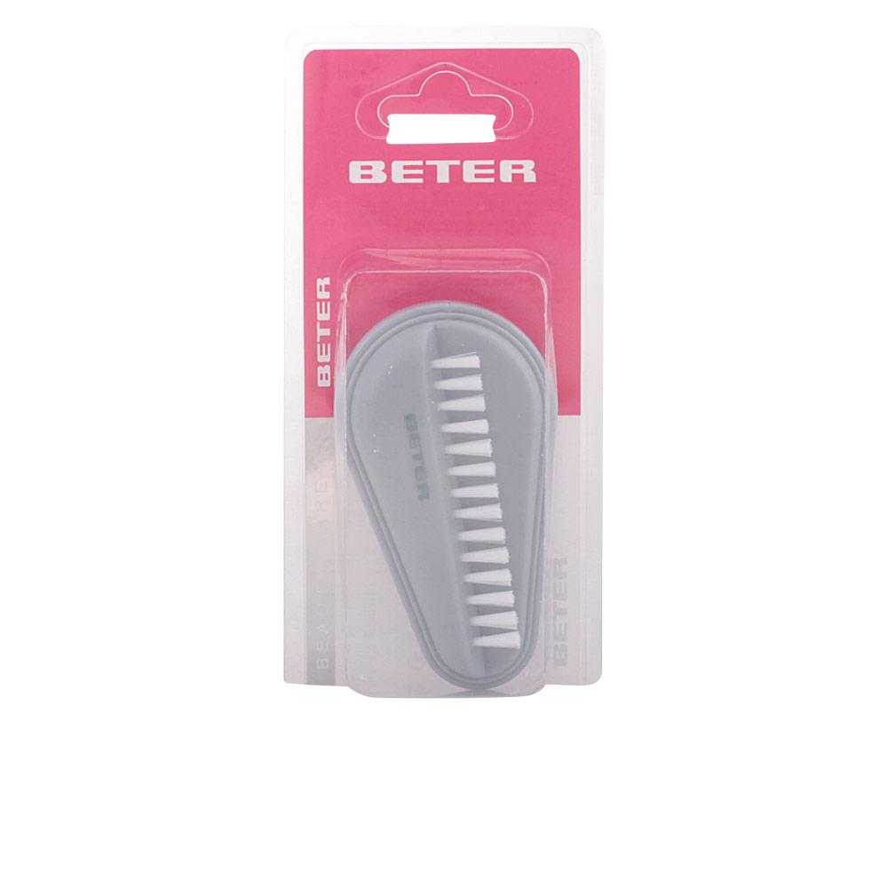 CEPILLO uñas doble, púas de nylon #gris 1 u