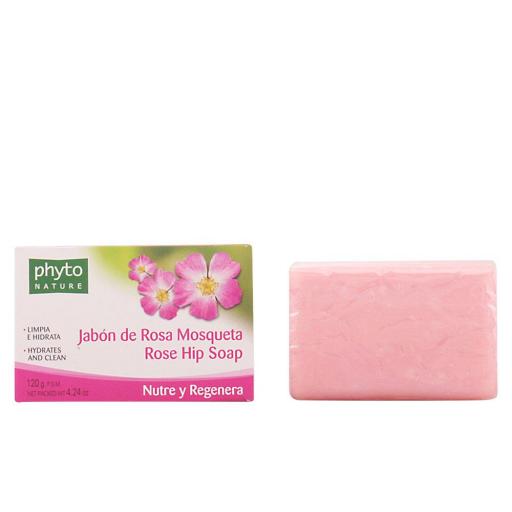 PHYTO NATURE pastilla jabón rosa mosqueta 120 gr
