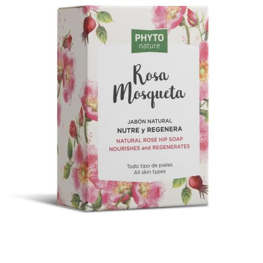 PHYTO NATURE pastilla jabón rosa mosqueta 120 gr [0]