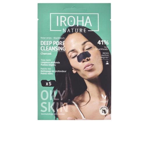 DETOX CHARCOAL BLACK nose strips 5 u