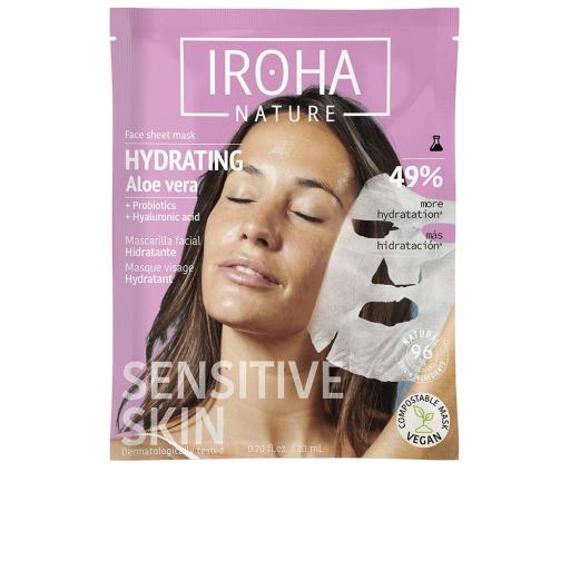 TISSUE MASK moisturizing aloe + green tea + ginseng + HA 1 u [0]