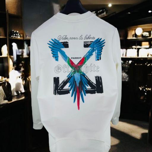 SUDADERA OFF WHITE