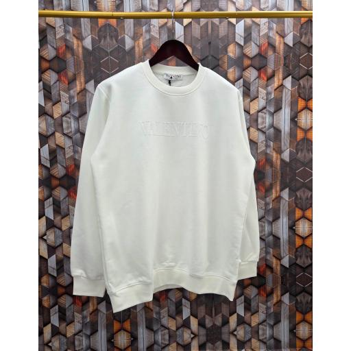 SUDADERA VALENTINO (BLANCA)