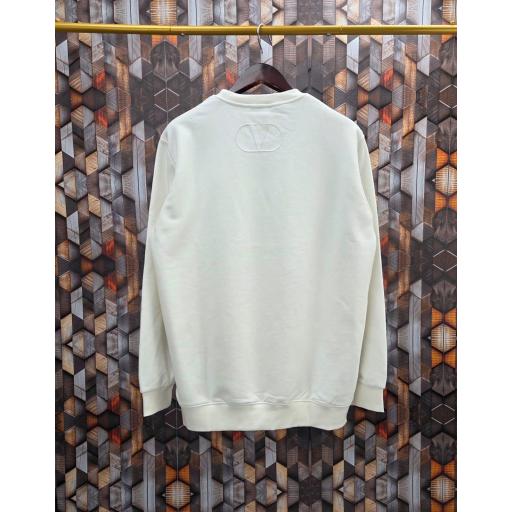 SUDADERA VALENTINO  (BLANCA) [2]
