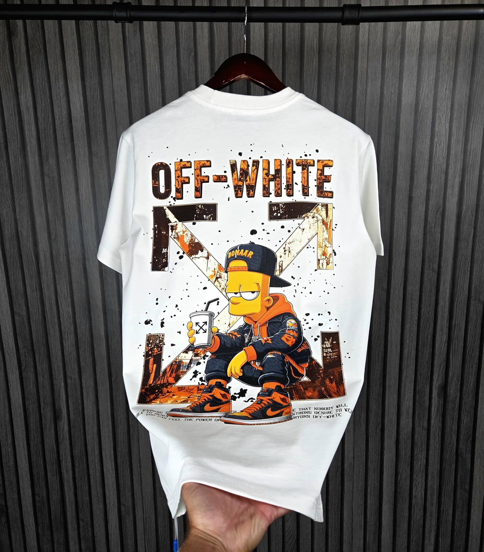 CAMISETA OFF WHITE (BART)