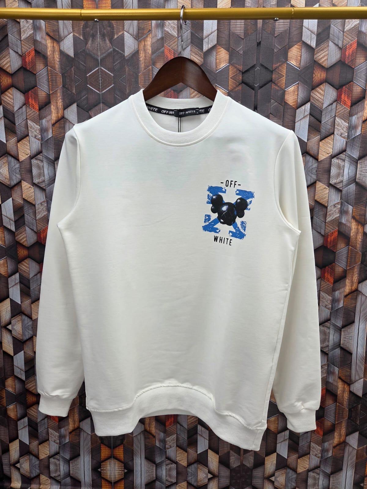 SUDADERA OFF WHITE