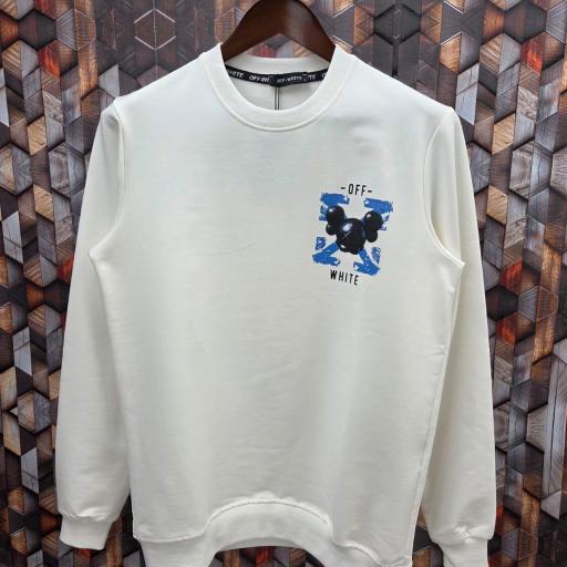 SUDADERA OFF WHITE
