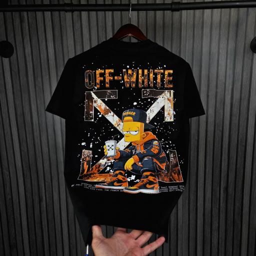 CAMISETA OFF WHITE (BART)