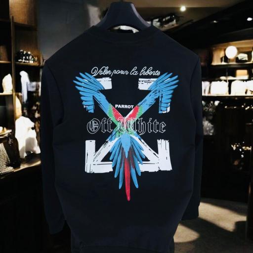 SUDADERA OFF WHITE