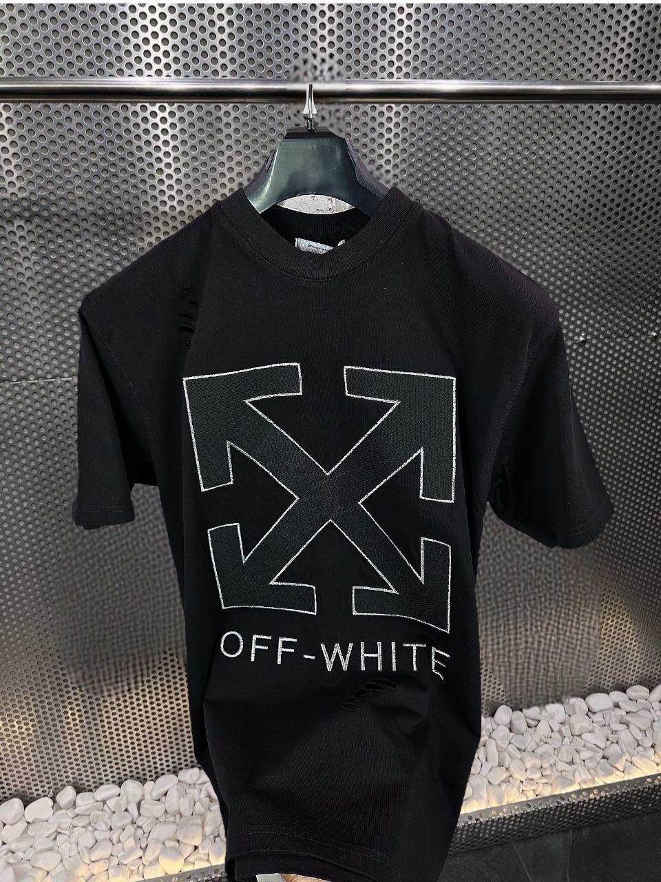 CAMISETA OFF WHITE (OVERSIZE)