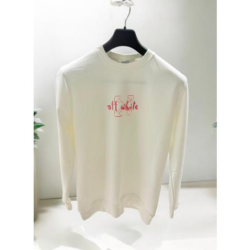 SUDADERA OFF WHITE  (BLANCA) [1]