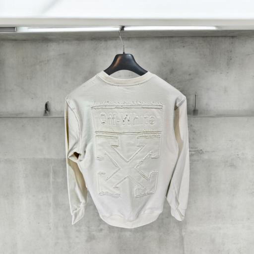 SUDADERA OFF WHITE