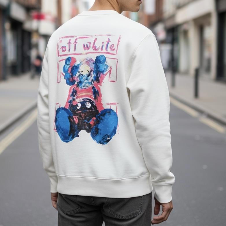 SUDADERA OFF WHITE (BLANCA)