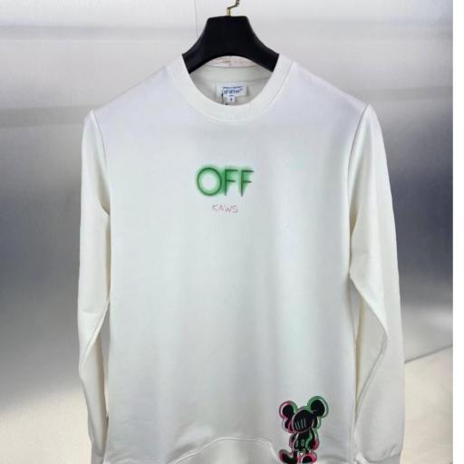 SUDADERA OFF WHITE - BLANCA