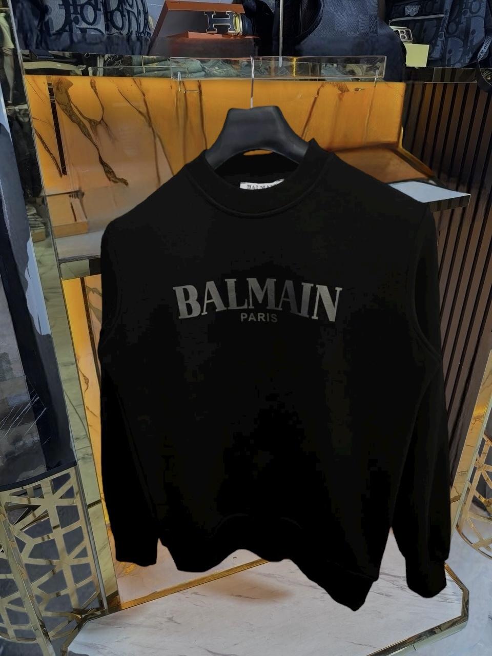SUDADERA BALMAIN (NEGRA)