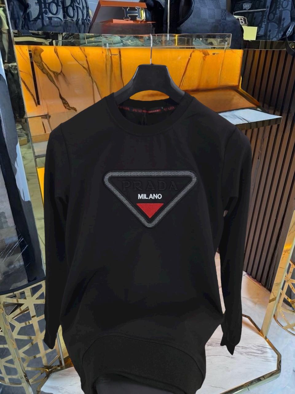 SUDADERA PRADA (Negra)
