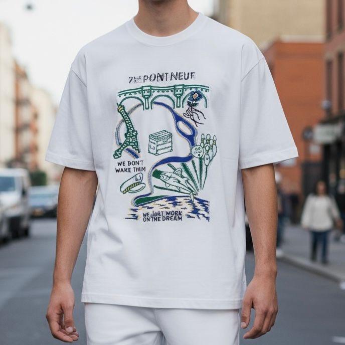 CAMISETA LV (BLANCA)