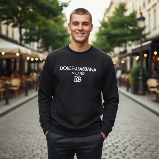 SUDADERA DG  (NEGRA)