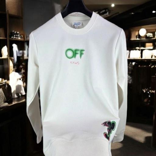 SUDADERA OFF WHITE - BLANCA 