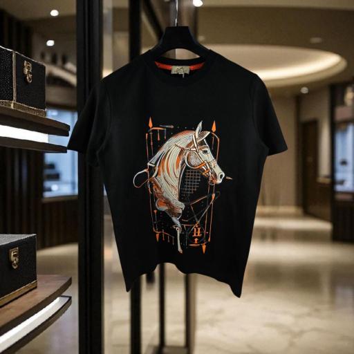 CAMISETA HERMES (NEGRA) [1]