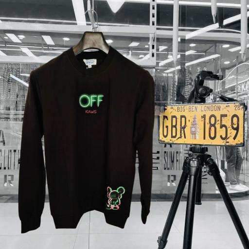 SUDADERA OFF WHITE NEGRA  [1]