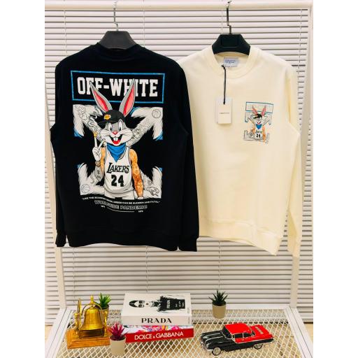 SUDADERA OFF WH (Blanca)
