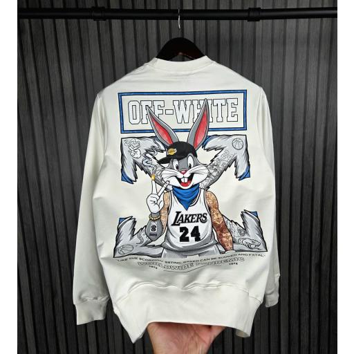 SUDADERA OFF WH (Blanca)