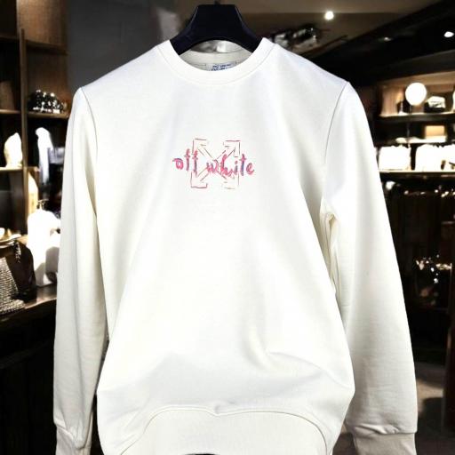 SUDADERA OFF WHITE  (BLANCA) [1]