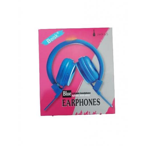 AURICULARES AZULES DE DIADEMA PLEGABLE [0]