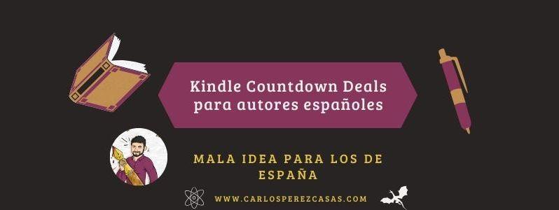 Kindle Countdown Deals para autores españoles