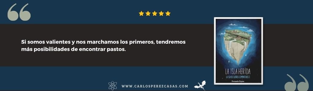 Cita de La isla herida