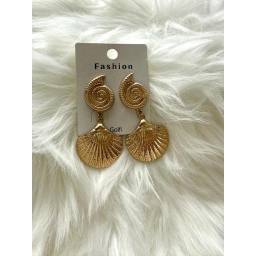 Pendientes concha 