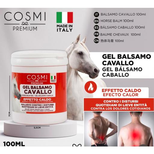 Bálsamo de caballo para el dolor 