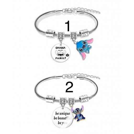 Pulsera inspiración de stich