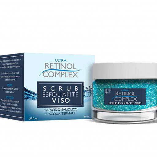 Exfoliante facial con ácido salicílico y agua termal 