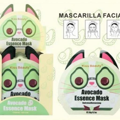 Mascarilla koreana aguacate