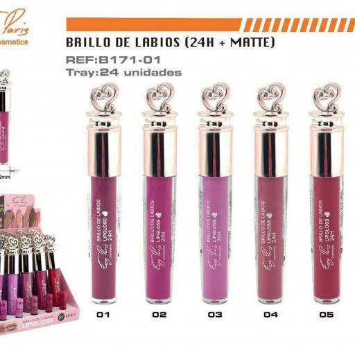 Brillo de labios matte permanente 