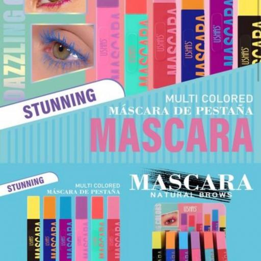 Macara de pestañas de color 
