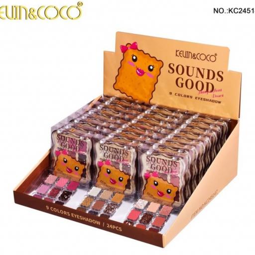 Paleta de sombras galleta 