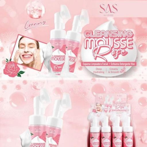 Limpiador facial agua de rosas 