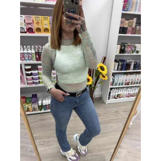 Camiseta encaje 