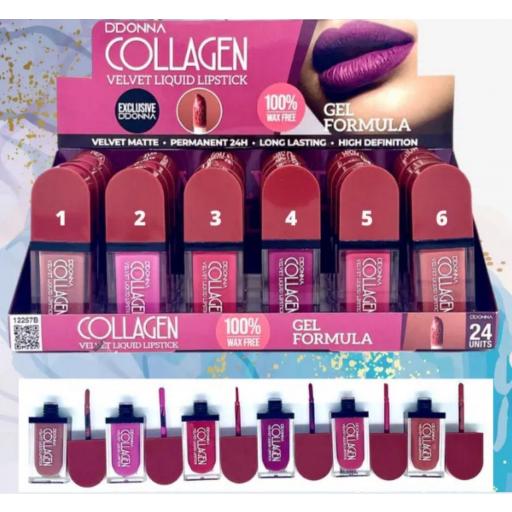 labial permanente de colágeno velvet