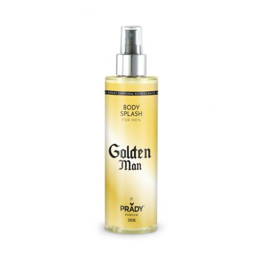 body splash golden man 