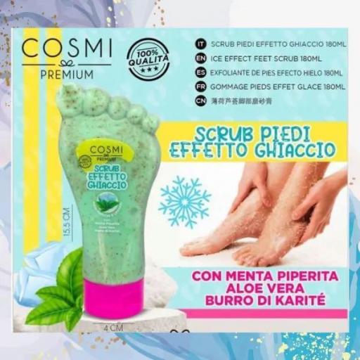 exfoliante para pies efecto hielo 