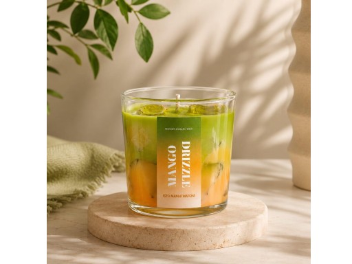 Anira Moods Vela Aromática Mango Drizzle  Iced  Matcha 350gr