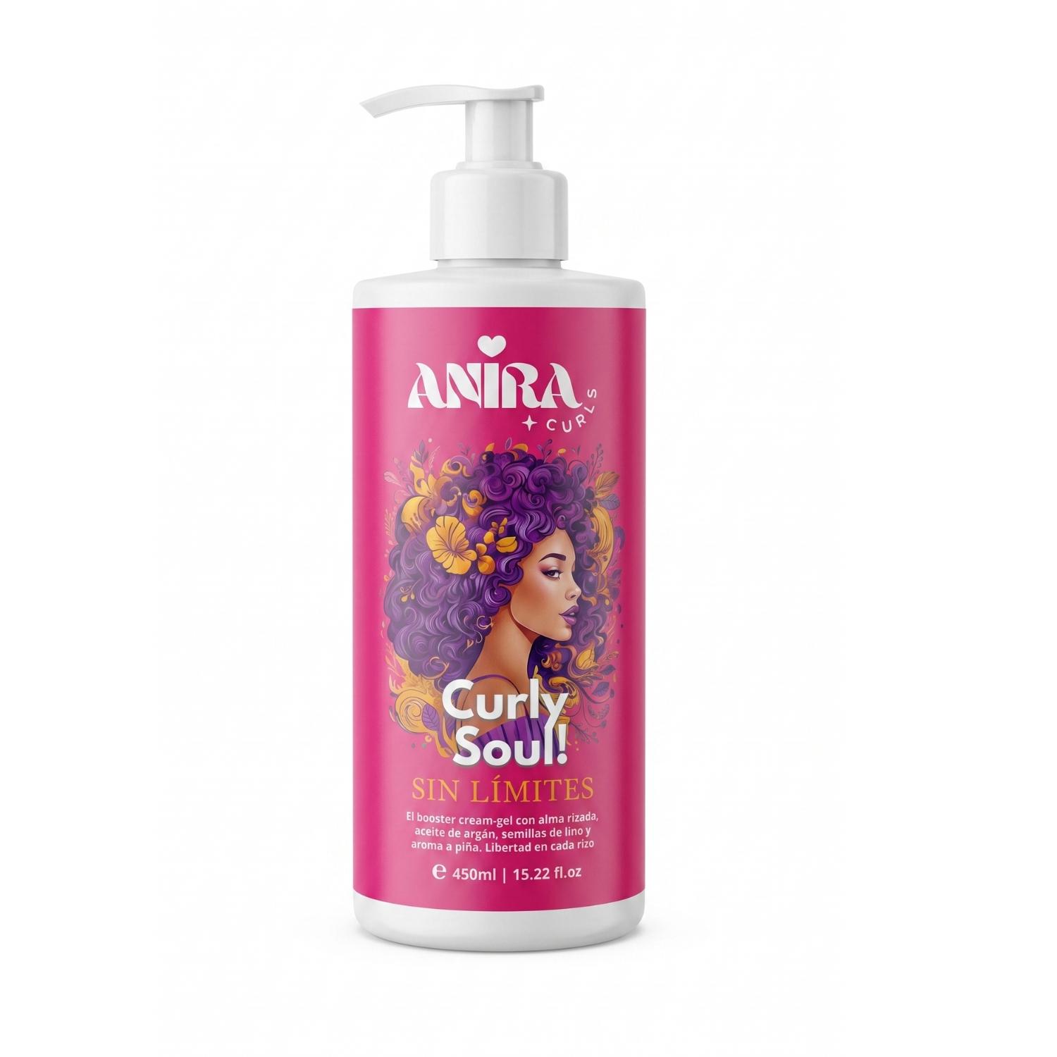 Anira Curls Curly Soul – Gel de Rizos Sin Limites 450ml
